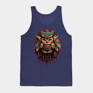 Tribal Owl Tank Top